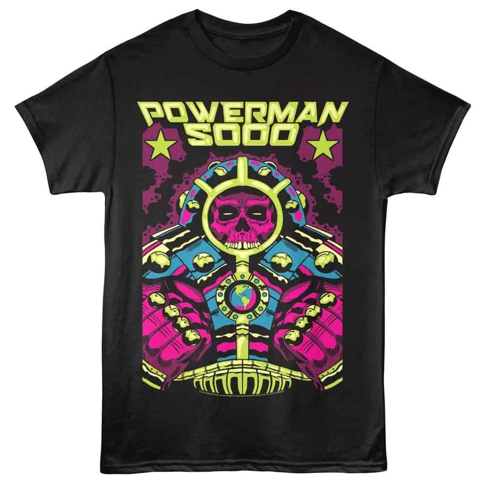 Powerman 5000 Galactic Guy Men s T Shirt L