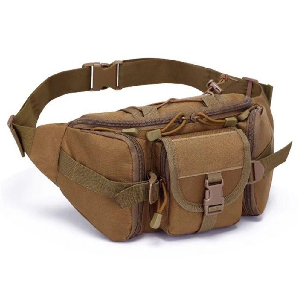 Large Capacity Waist Fanny Pack Oxford Cloth Running Sports Belt Bag Men Molle Pouch Men