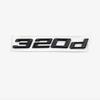 New Font GT 320d XDrive ABS Numbers Letters Emblem for BMW 3 Series E90 E46 F30 Car Trunk Logo Sticker GP6