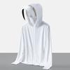 Original yarn ice silk sunscreen clothing for women upf10 + removable brim cool jacket UV protection cycling sunscreen clothing for men
