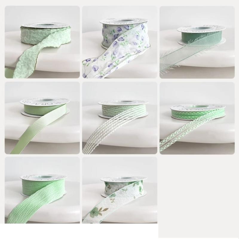 Flower Bouquet Decorative Ribbon Girly Style Series Bowknot Crafting Ribbon Handmade Gift Wrapping Binding Streamers