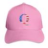 Us Usa America Flag Capital Letter Q Baseball Cap Contrast Two Tone Brim Snapback Flat Bill Strapback Dad Hat