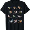 Bird Watching Robin Tits Housesparrow Pigeon T-Shirt
