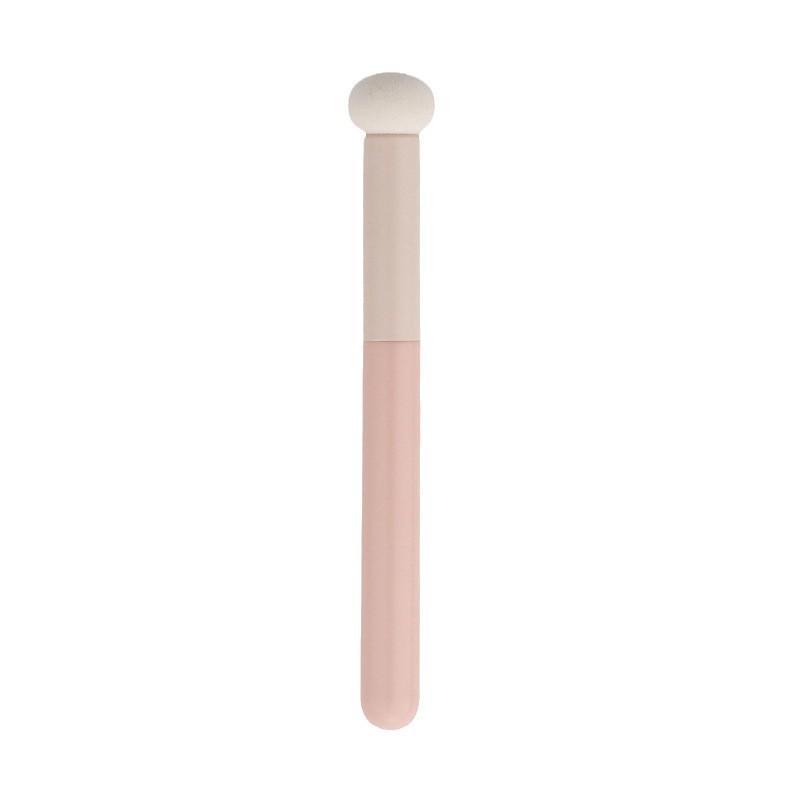Compact Mantou Concealer Brush: Sponge Head for Dark Circles & Acne; No Absorbing or Brush Marks.