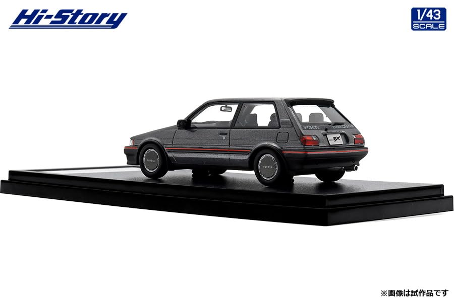 Hi Story Toyota Corolla Customized Gray Metallic Finished Product 1/43 FX-GT (1984)