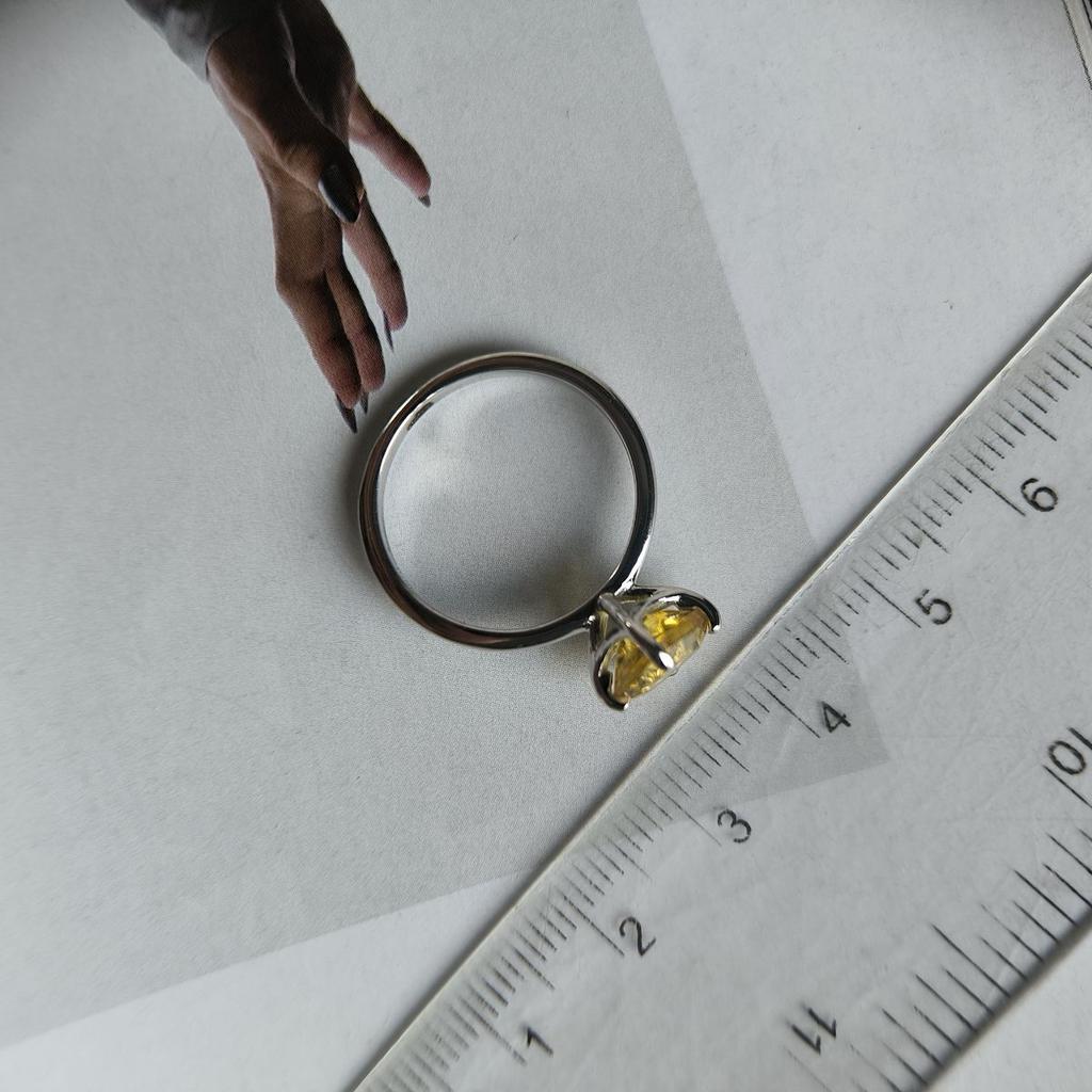 Silberring mit Citrin nano 1,498 ct, Produktgewicht 2,29 g (2190158)