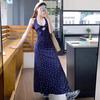 Floral Twisted Lace Halter Maxi Dress for Summer 2025