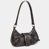 Maillard Retro Pleated Shoulder Bag - Trendy Wasteland Style for Women
