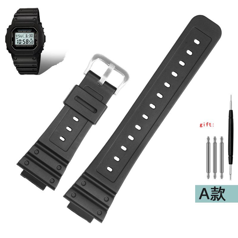 For Casio G-SHOCK GW-M5610 DW5600 DW5700 DW6900 Smart Watch Waterproof Watchbands  Man Sport Silicone Small Square Resin Strap