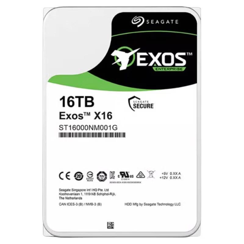 Seagate 16TB Exos 7E10 Enterprise Hard Drive ST16000NM001G