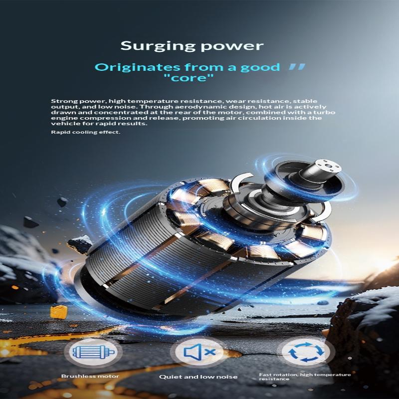 Air Vent 3 Speed 5V 1A Car Usb Cooling Fan 360 Degree Adjustable Air Outlet Car Fan 5-Blade Low Noise For Car Truck Suv Sedan