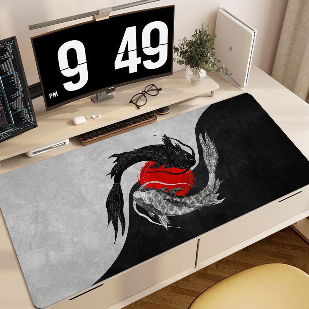 Yin Yang Tai Chi Diagram Mouse Pad xCM nonslip Gaming Mousepad Gamer ESports Mouse Mat Game Mechanical Keyboard XXL