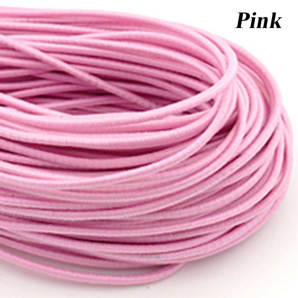 3mm 10m New DIY Line Craft Sewing Rope Round Rubber Colorful Elastic Band