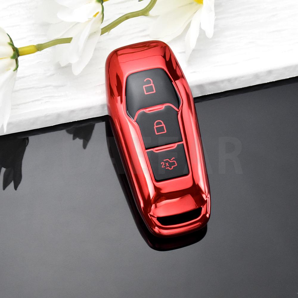 For Ford F-150 Mondeo Galaxy S-Max Explorer Ranger 3 Button Tpu Car Remote Key Fob Shell Cover Case