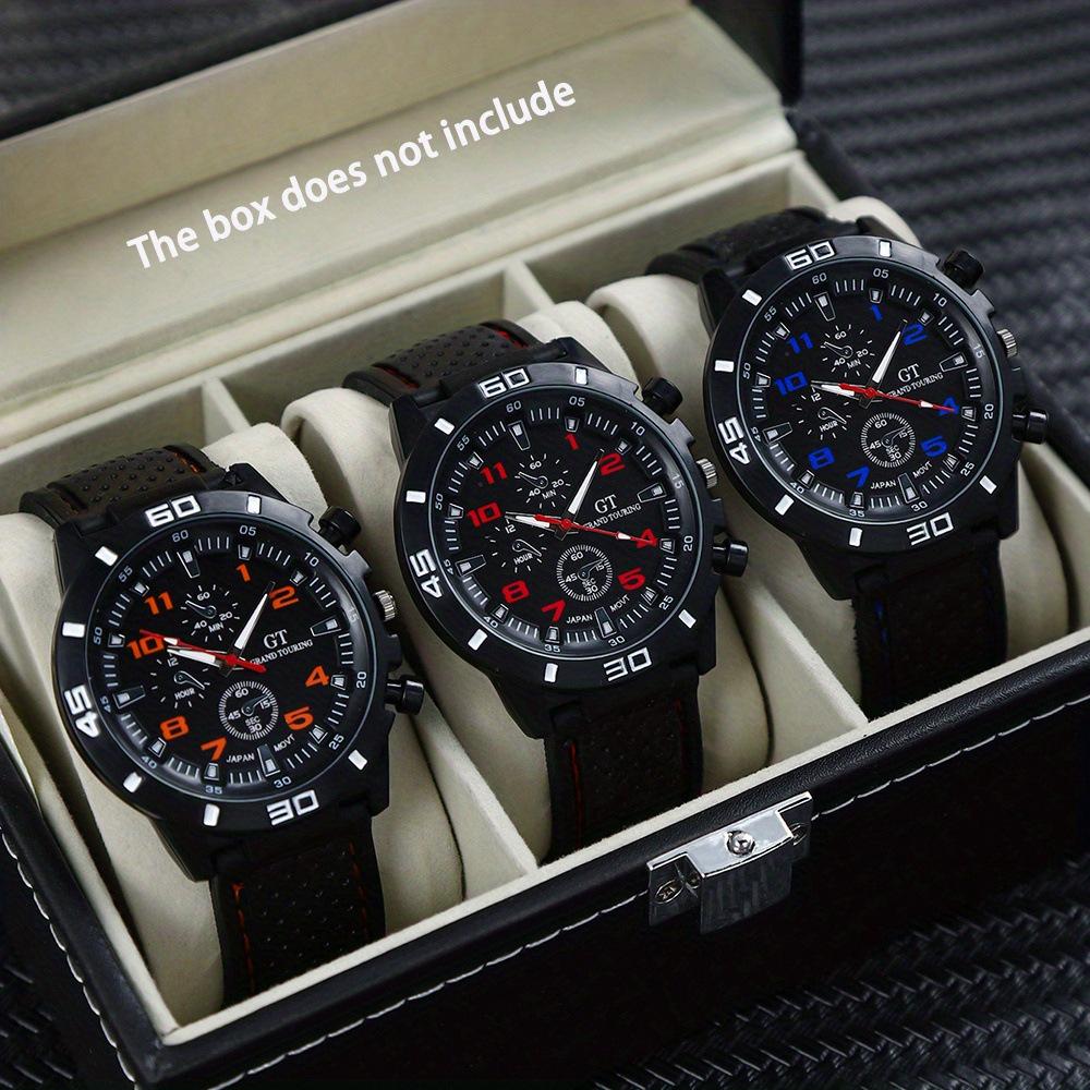 Watch 3-Piece Set Men S Watch Set Men S Fashion Quartz Watch