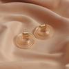 Vintage Metal Round Circle Dangle Earrings for Women Simple Irregular Geometric Polygon Drop Earrings Golden Personality Jewelry
