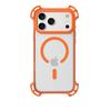 Rüstung Stoßfest Transparent Handyhülle Für Für Iphone 17 16 15 14 13 12 Pro Max Für Magnetisches Kabelloses Laden Rückseite