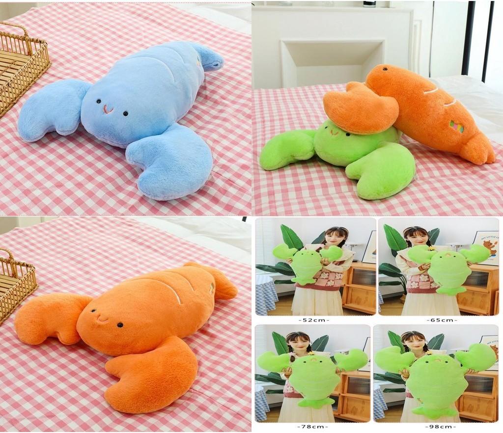 Cute Lobster Plush Toy Cartoon Lobster Stuffed Animal For Kids Soft And Cuddly Home Dcor