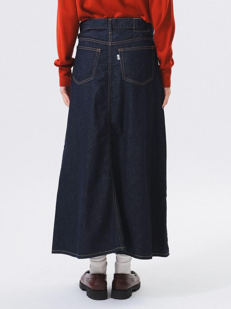 Skirt Denim 5 Pocket Maxi Skirt 1 13270558578 [BEAMS BOY] Women's BLUE_INDIGO