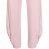 Emporio Armani Solid Color Elastic Waist Loose Pleated Tapered Knit Sweatpants Women bottoms Pink 6RTP60-TJDCZ-1418
