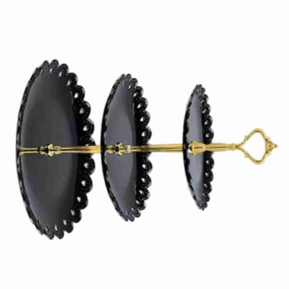Luxurious Design Dessert Tray Stand 3 Tiers 3 Tier Cake Stand Cupcake Tower Stand  Wedding Party