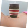 1set Ceramic Moxibustion Cup Portable Heat Insulation Moxibustion Pot for Home Use Massage Tool for Elderly and Wellness Present