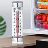 Gefrierschrank Kühlschrank Thermometer Lebensmittelecht Edelstahl Quecksilberfrei mit Clip zum Aufhängen für Küche Restaurant Gebrauch