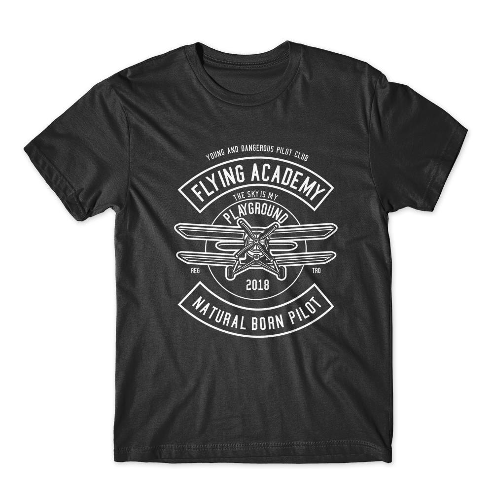 

Flying Academy T-Shirt 100% Cotton Premium Tee New 3XL