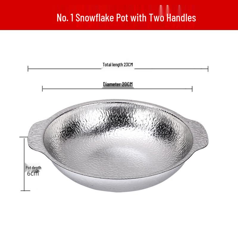 ZISIZ Divided Stainless Steel Hotpot