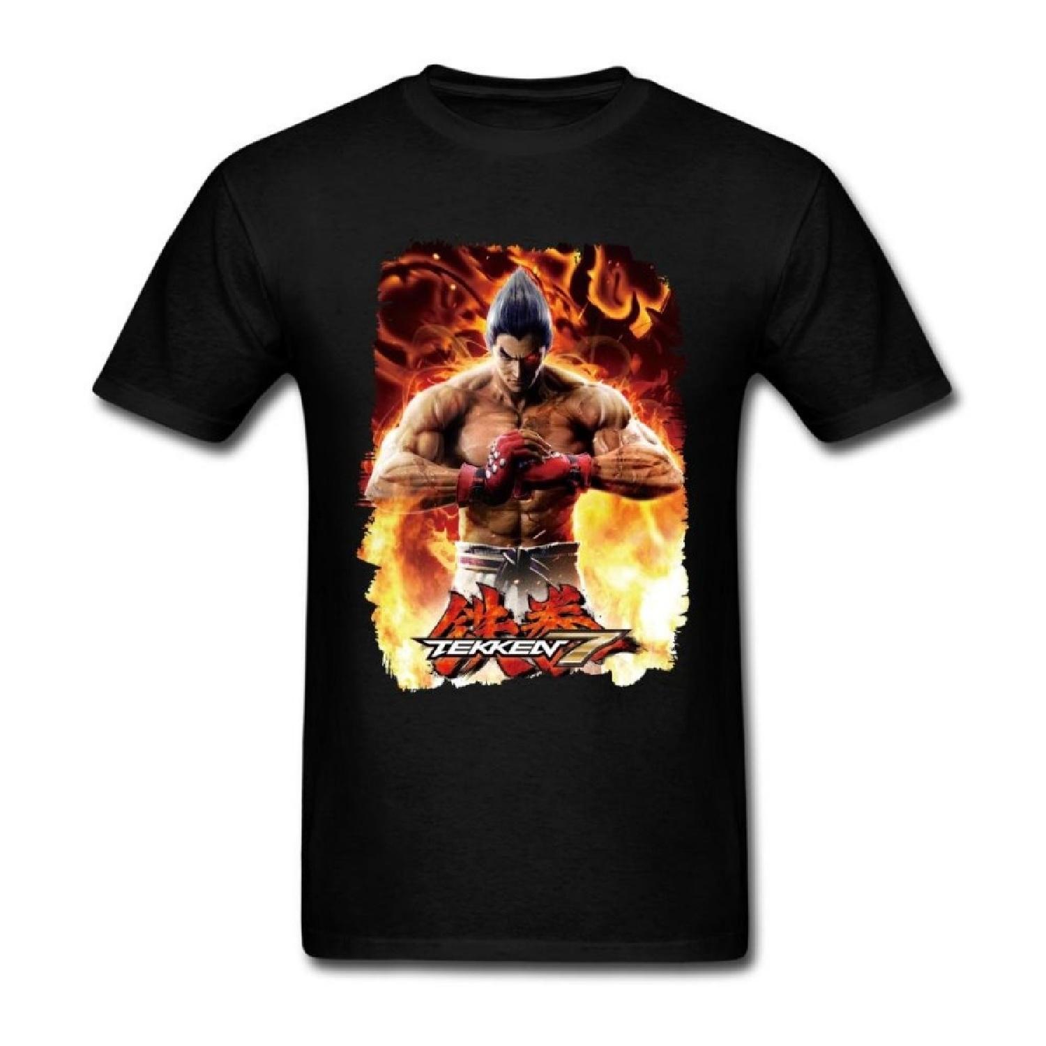 JuDian Футболка Tekken 7 Казуя Мисима для мужчин XXXXXL разноцветный