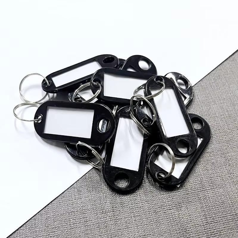 Key tag plastic can be handwritten to mark classification key tag mark tag pendant hotel colorful label