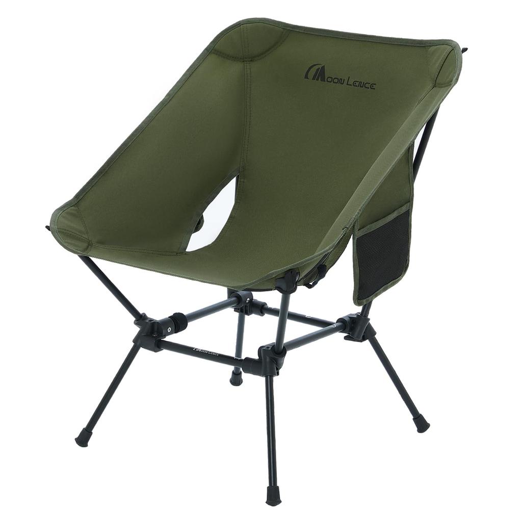 MOON LENCE Outdoor Camping Ground More for and 150kg Weight High New Model 1 CH-21HX 2-Way Chair, Chair, Stable, Lightweight, Foldable, Compact,