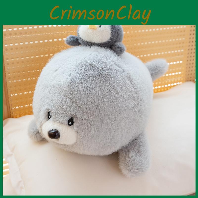 Lion Cuter Sea Animal Dolls With Penguin Design On Top Of The Head For Kids Gift