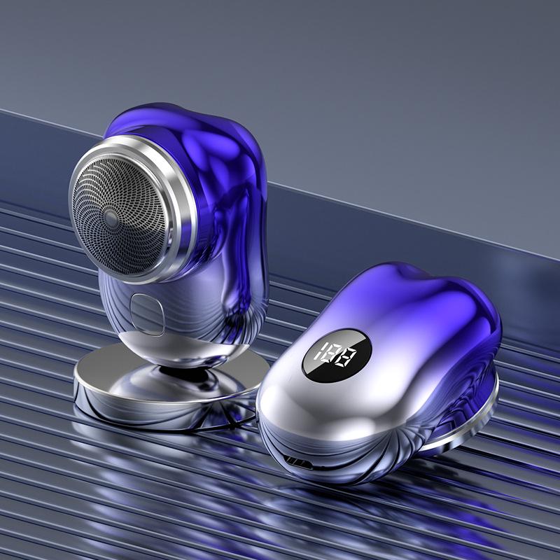 Mini Waschbarer Elektrorasierer - USB Wiederaufladbarer Tragbarer Reiserasierer für Männer