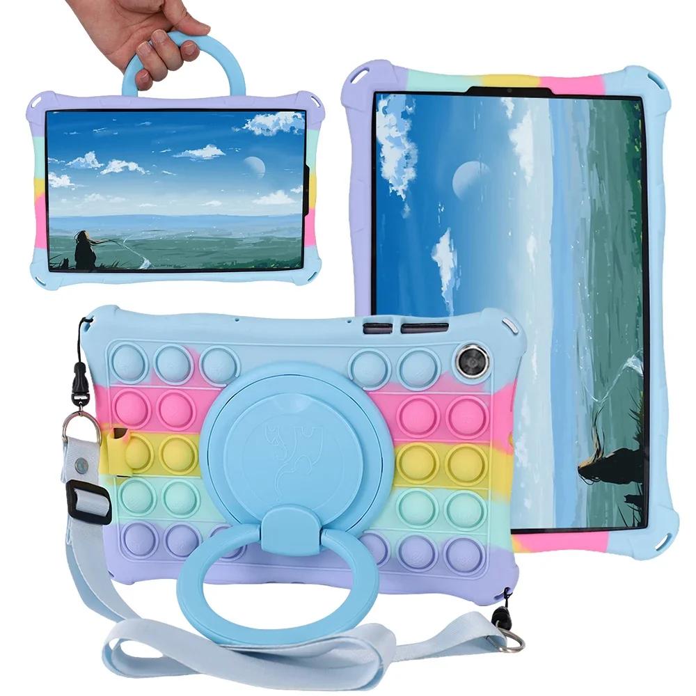 Kids Case For Tab M10 3rd Gen TB328FU Plus 10.6 TB125FU M11 TB330FU Tablet Cover Xiaoxin Pad 11 360 Rotating Stand Fundas