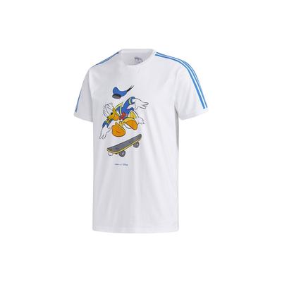 Neo Donald Duck Casual Crew Neck T-Shirt Men Tops White GJ5648