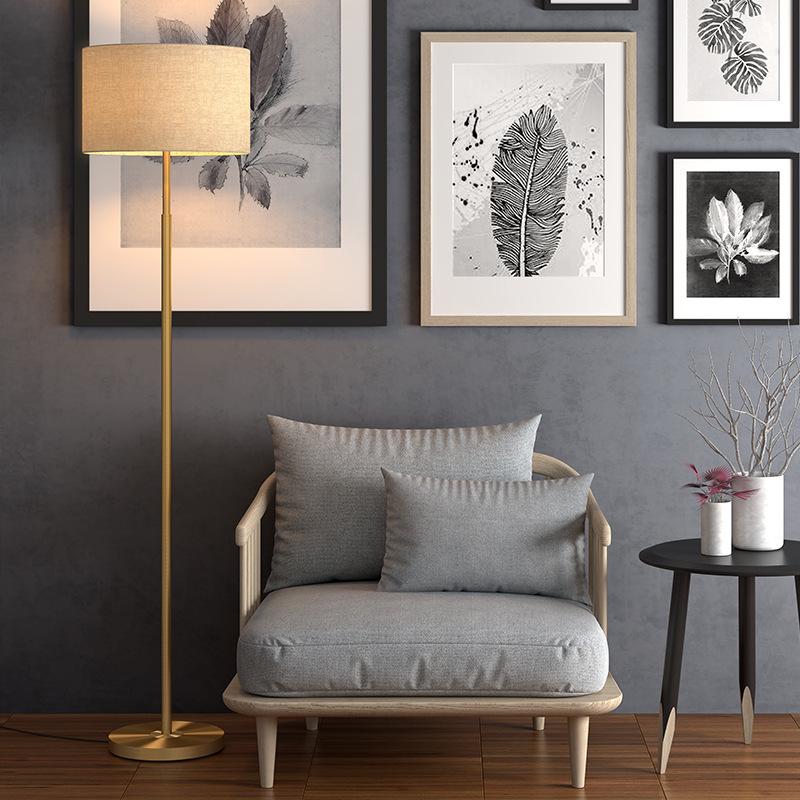 Nordic Modern Minimalist Floor Lamp for Living Room, Bedroom, Bedside, or Study - Luxury Ins Style Standing Lamp