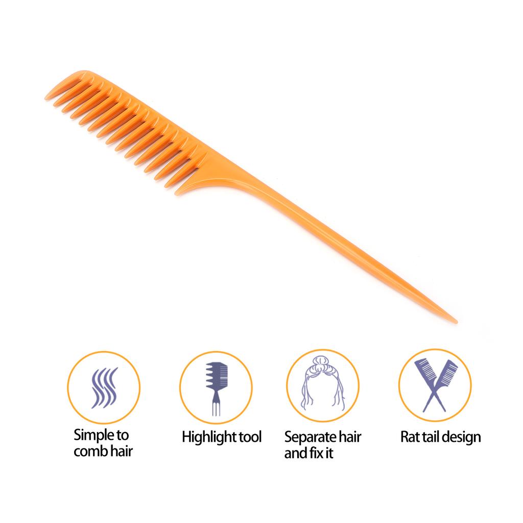 Rat Tail Comb Professional Salon Barber Styling Hairdressing Teasing Combs for Men