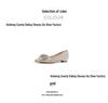 3386-5 New Autumn Stiletto Chunky Heel Pointed Toe French Bridal Shoes for Women