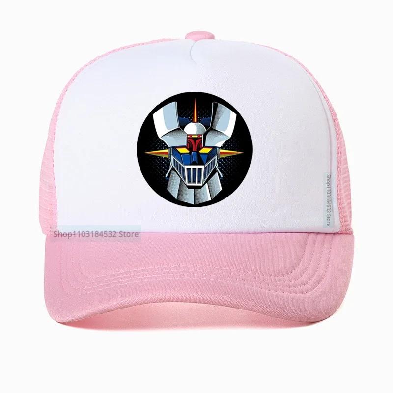 Unisex summer Dad hat Anime Mazinger Z baseball cap Für Männer Design Kurzarm Mode Benutzerdefinierte Plus Cartoon Camiseta hats