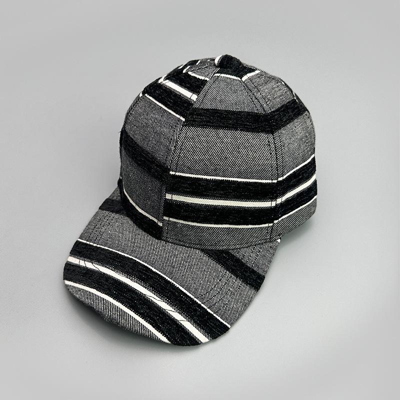 Classic Retro Plaid Striped Baseball Cap Men'S And Women'S Sunshade Casual Outdoor Fashion Cap