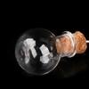 Lot de 10 Petites Bouteilles en Verre Bouteilles Transparentes Mini Bouteilles à Souhaits Avec Bouchons en Liège Mariage Noël Anniversaire Fête Bricolage Artisanat