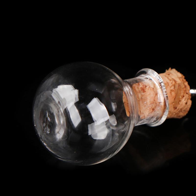 Lot de 10 Petites Bouteilles en Verre Bouteilles Transparentes Mini Bouteilles à Souhaits Avec Bouchons en Liège Mariage Noël Anniversaire Fête Bricolage Artisanat
