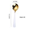 Wutuo Stainless Steel Dessert & Stirring Spoon Set