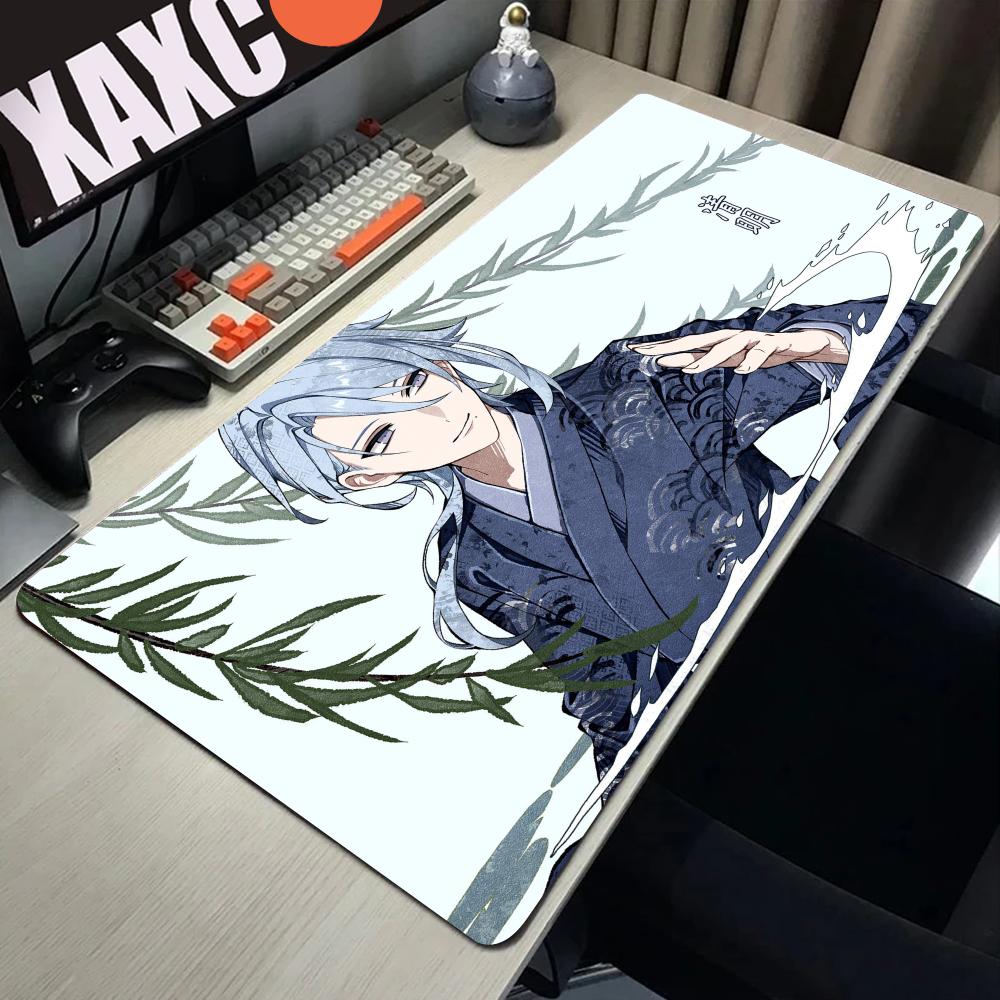 Genshin Impact Pattern Kawaii Game Mouse Pad Extra Large Walnut Two-dimensional Mousepad Keyboard E-Sports Desk Mat XXL