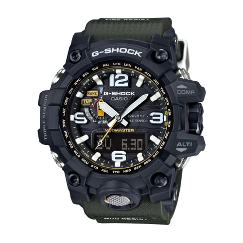 Casio Watch G-Shock MUDMASTER Radio Solar GWG-1000-1A3JF Men's Green