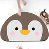 Little Penguin Diatom Mud Absorbent Mat Bathroom Non-slip Floor Mat Toilet Toilet Door Mat Sanitary Carpet