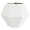 Planter White 75 X 75 X 60 Cm Steel