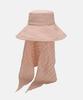 Hwaiteusaenjeu Check Waffle Airy Detachable Sunshade Scarf Floppy Hat Robain (5 Colors)