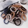 30/50/100PCS/Lot Girl Mix Colors Hair Bands Basic Hair Ties Elastic Headband Hair Scrunchies Women Accessories Ponytail Holder